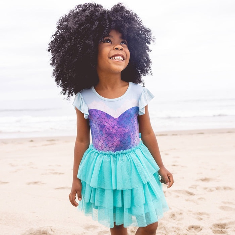 Posh Peanut Disney Magical Mermaid Tulle Dress